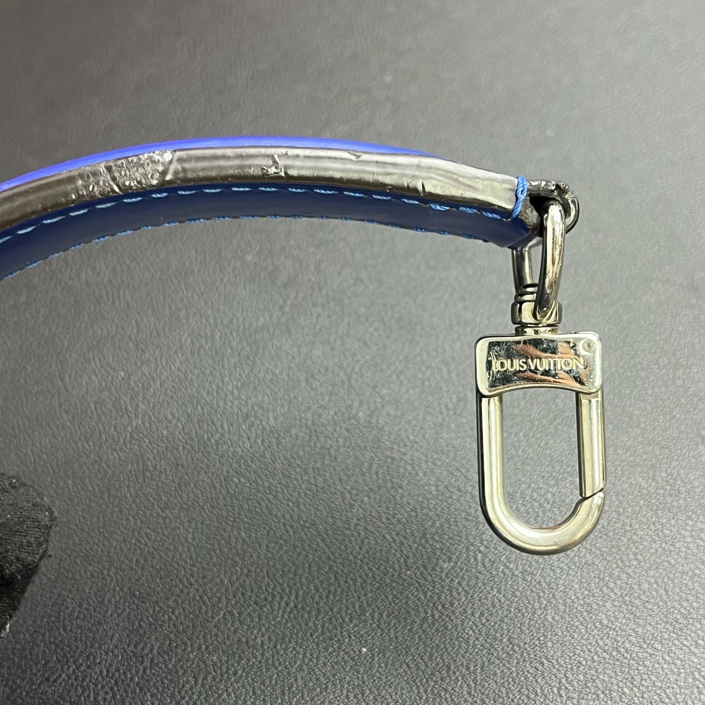 Louis Vuitton Blue Bucket & Drawstring Bag