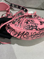 Balenciaga LE CAGOLE GRAFFITI Pink 671309210GB9060