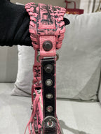 Balenciaga LE CAGOLE GRAFFITI Pink 671309210GB9060