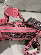Balenciaga LE CAGOLE GRAFFITI Pink 671309210GB9060