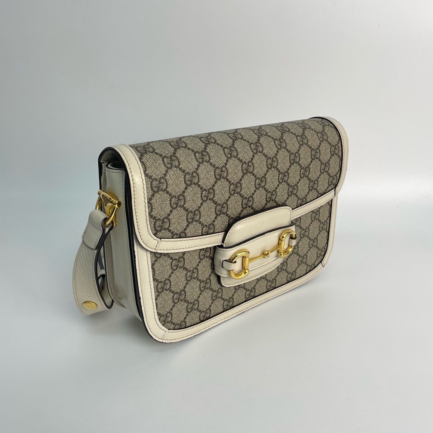 Gucci Gucci Horsebit 1955 Collection White 602204 92TCG 9761