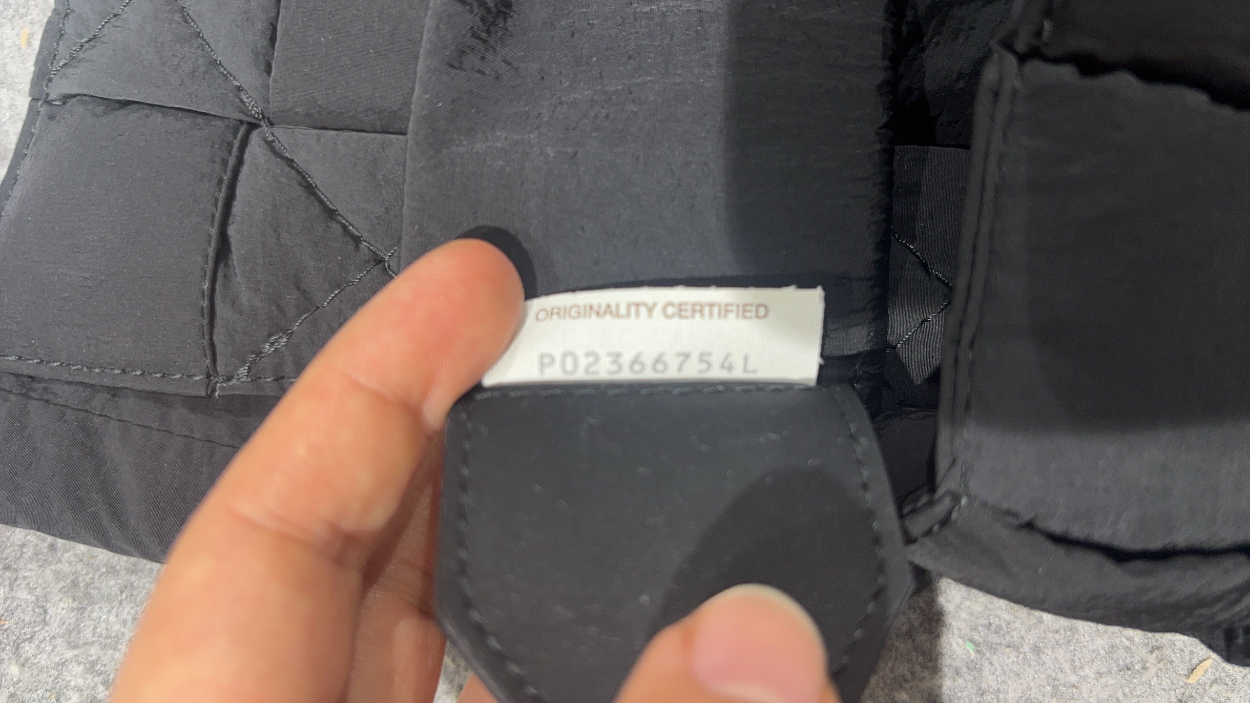 Bottega Veneta Cordura Black