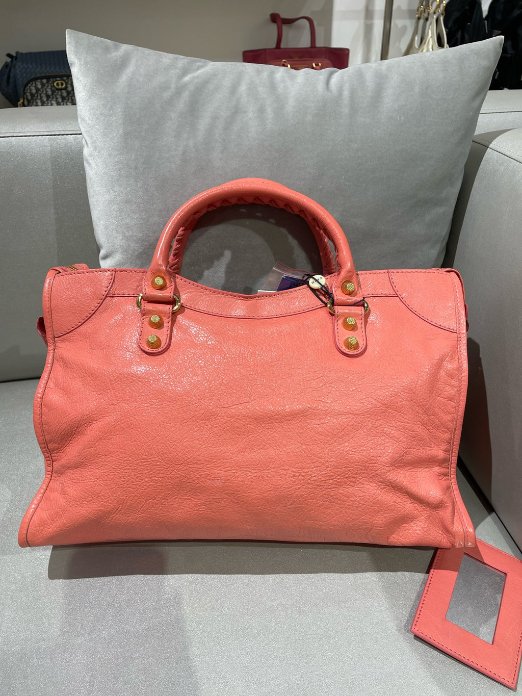 Balenciaga GIANT CITY Pink Shoulder Bag 281770-D94JN-6550