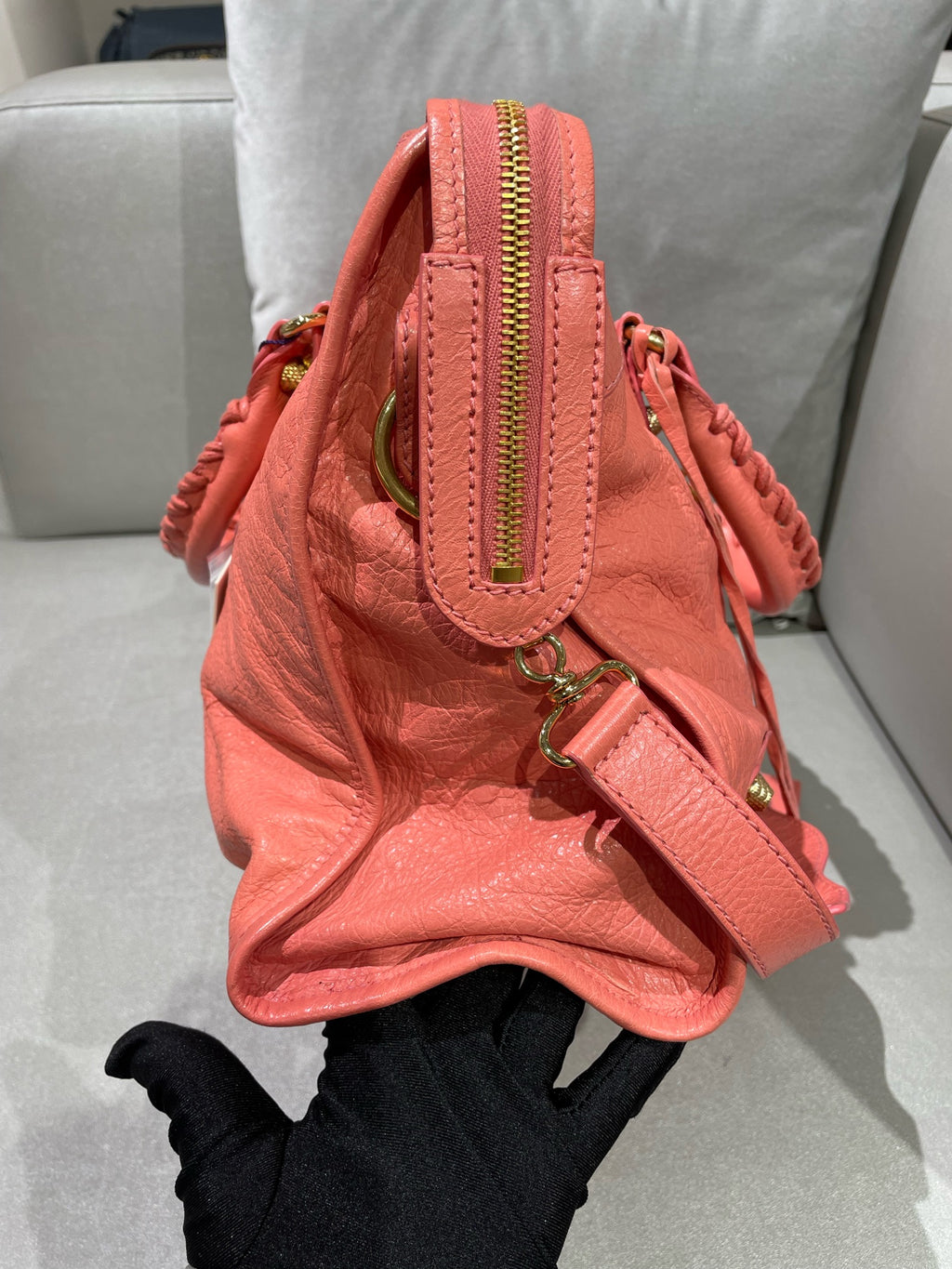 Balenciaga GIANT CITY Pink Shoulder Bag 281770-D94JN-6550
