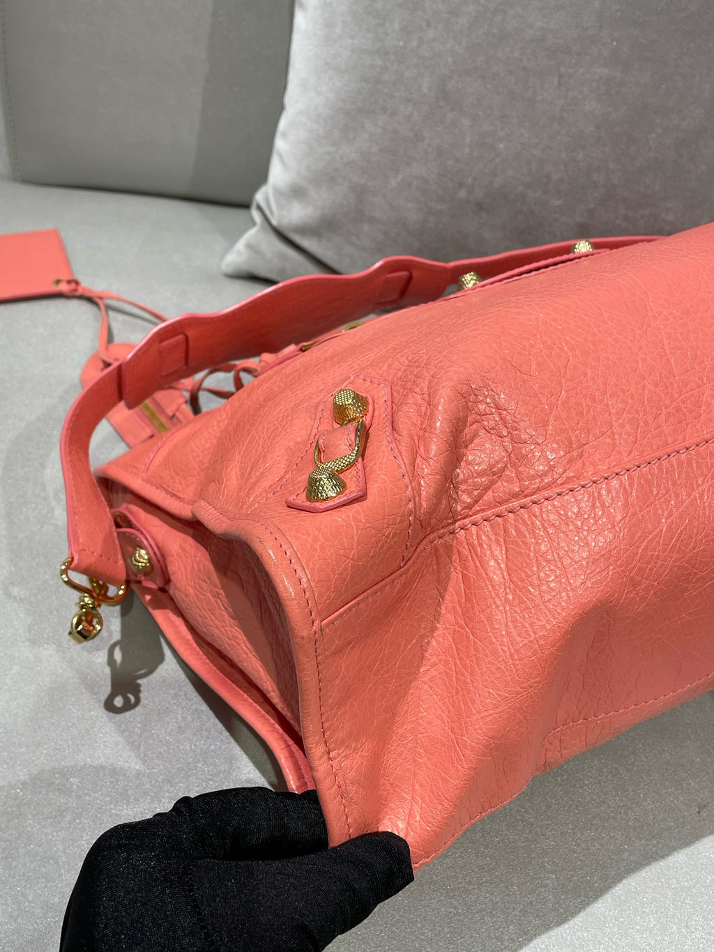 Balenciaga GIANT CITY Pink Shoulder Bag 281770-D94JN-6550