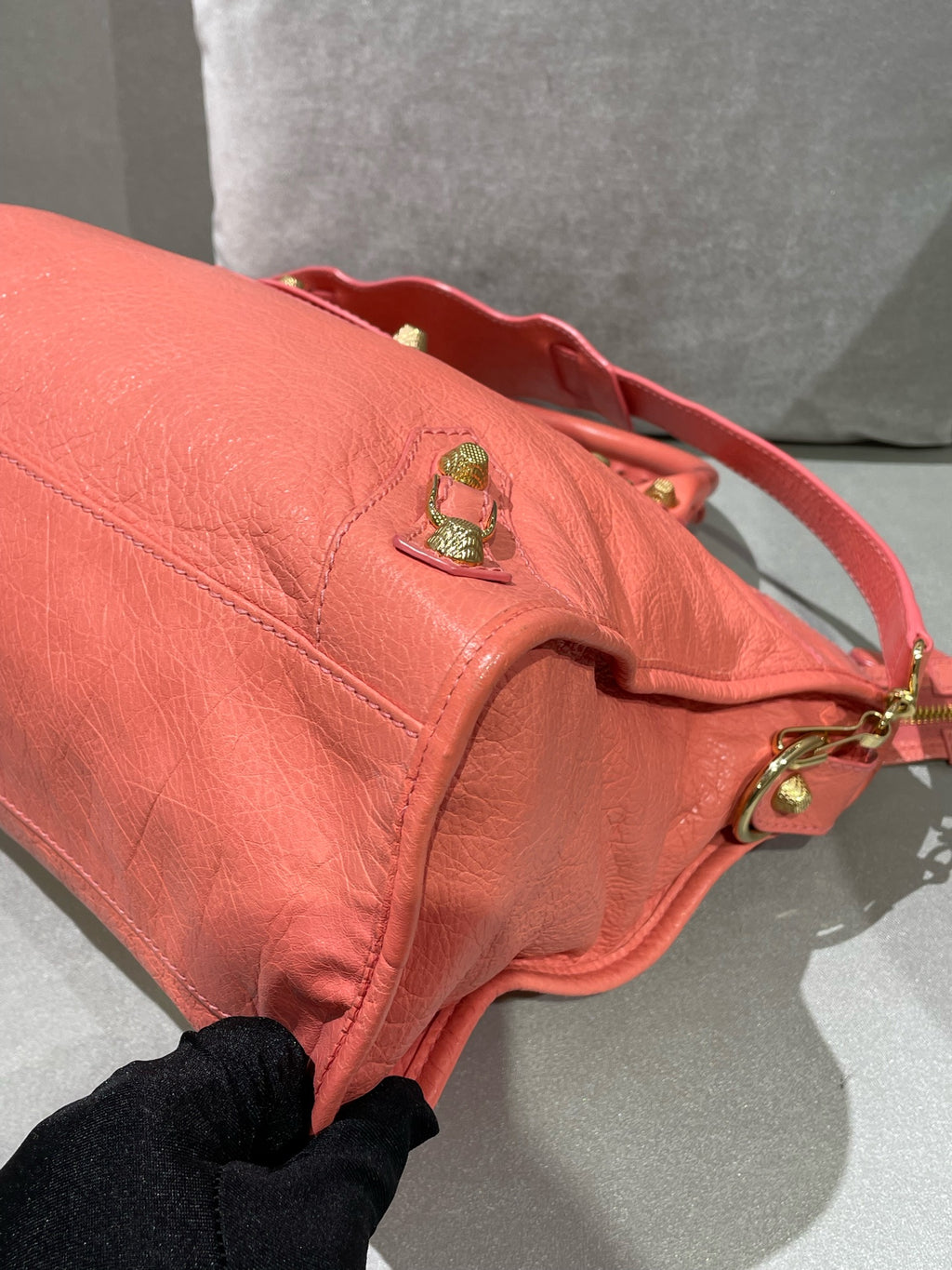 Balenciaga GIANT CITY Pink Shoulder Bag 281770-D94JN-6550