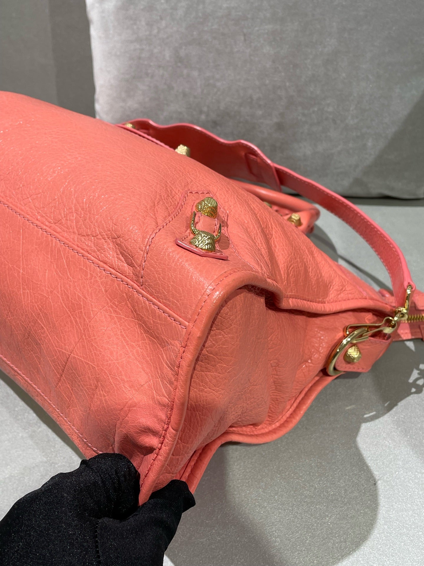 Balenciaga GIANT CITY Pink Shoulder Bag 281770-D94JN-6550