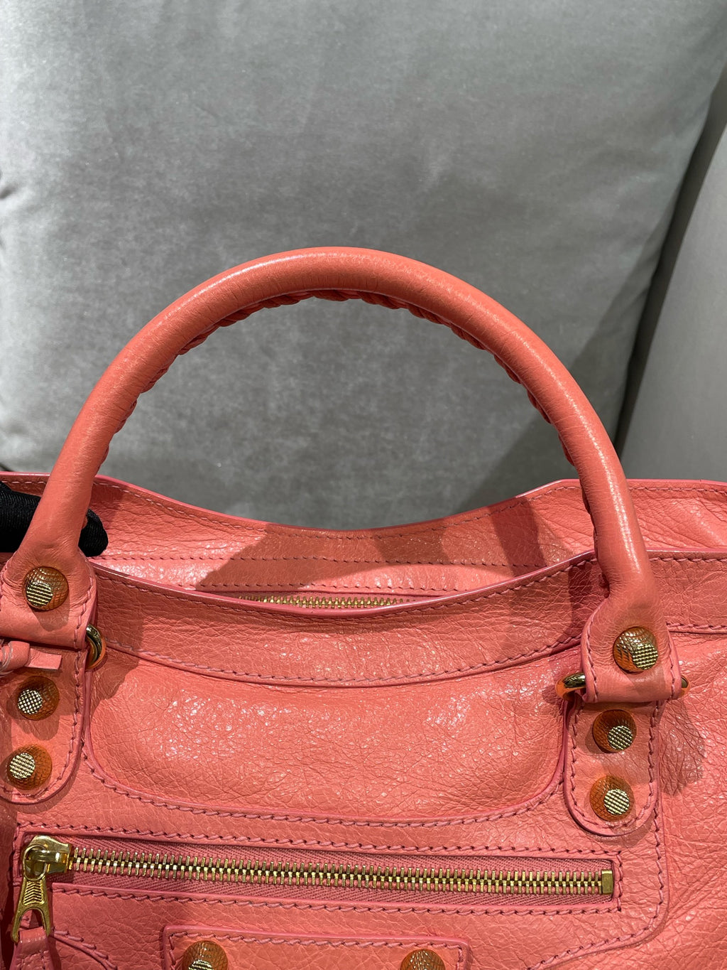 Balenciaga GIANT CITY Pink Shoulder Bag 281770-D94JN-6550