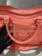 Balenciaga GIANT CITY Pink Shoulder Bag 281770-D94JN-6550