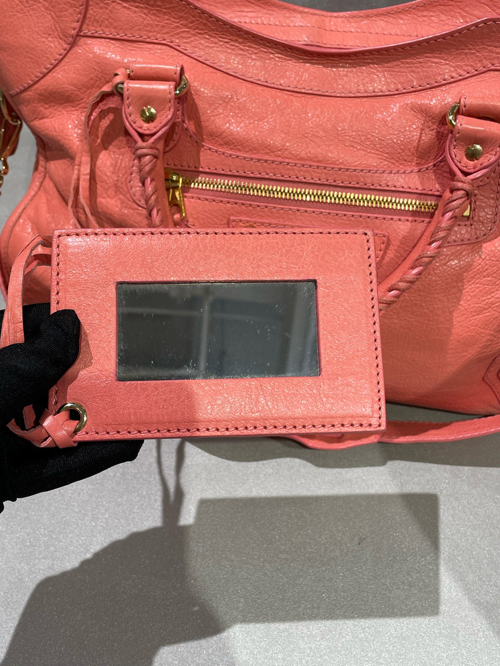 Balenciaga GIANT CITY Pink Shoulder Bag 281770-D94JN-6550