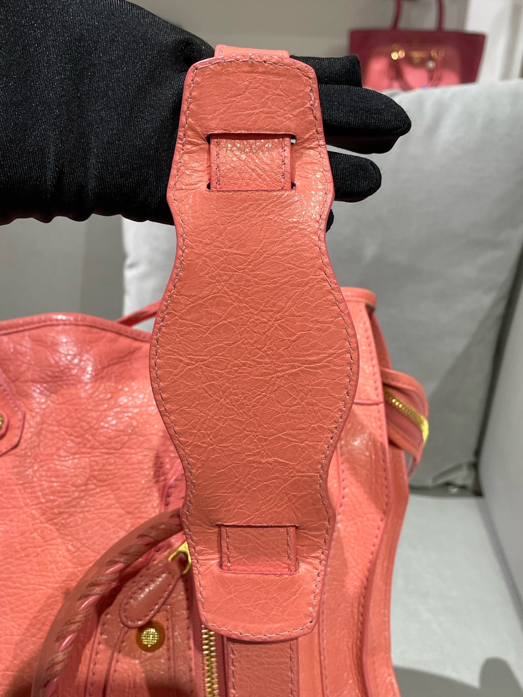 Balenciaga GIANT CITY Pink Shoulder Bag 281770-D94JN-6550