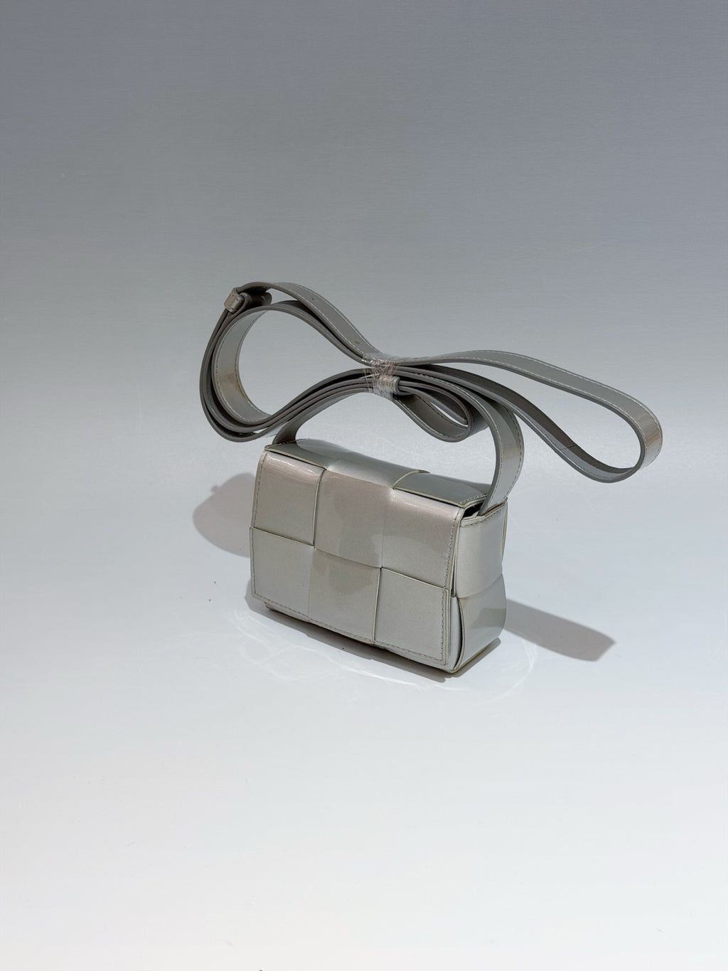 Bottega Veneta Gray Crossbody