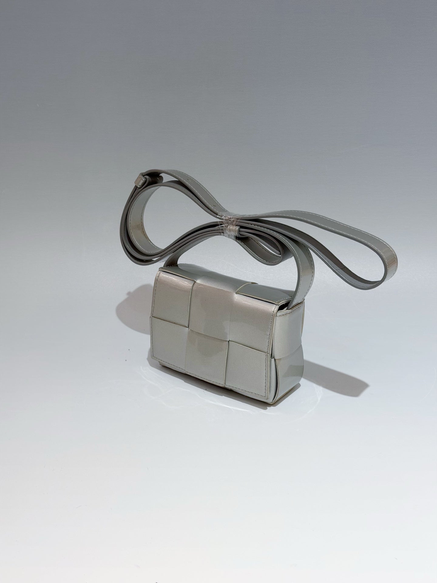Bottega Veneta Gray Crossbody