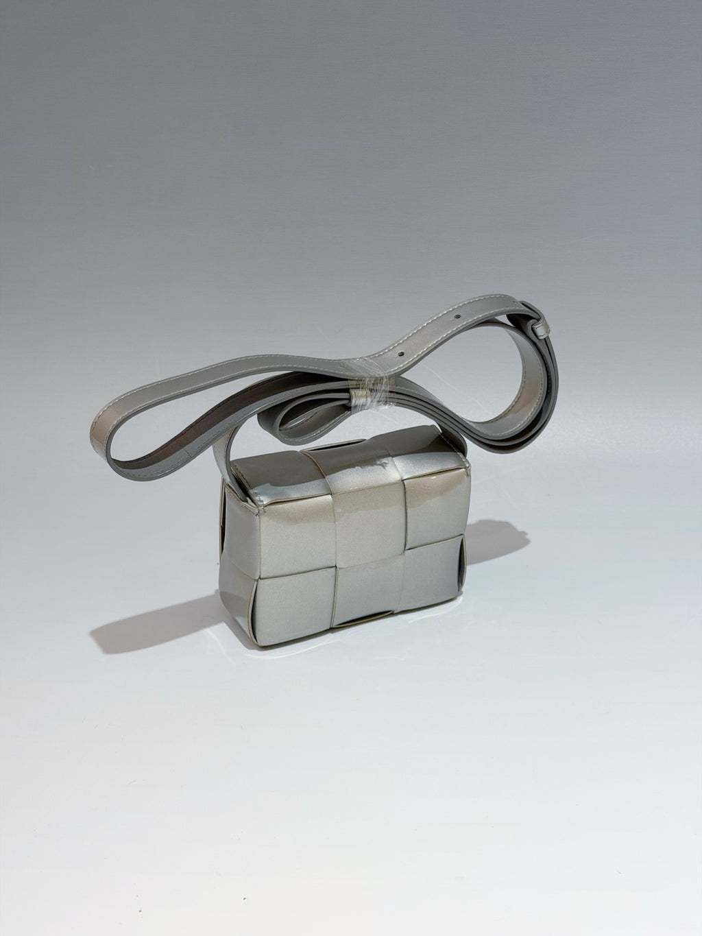 Bottega Veneta Gray Crossbody
