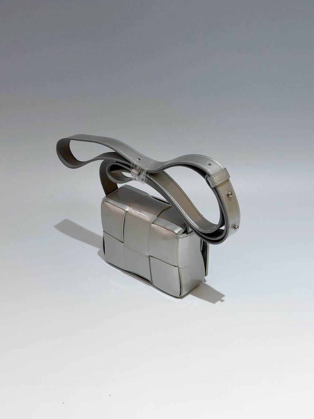Bottega Veneta Gray Crossbody