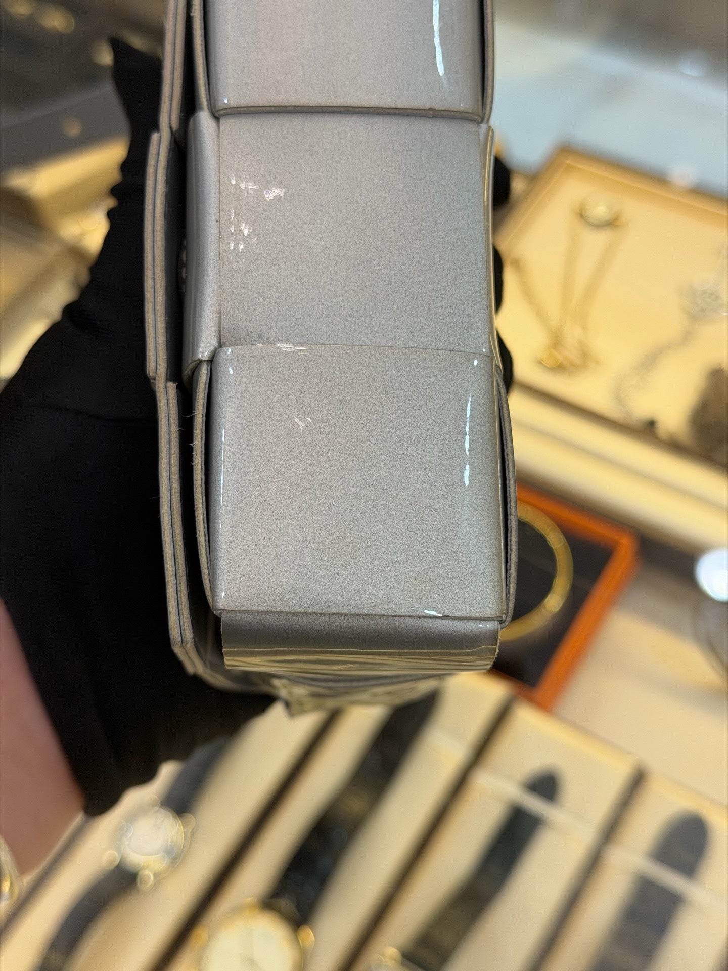 Bottega Veneta Gray Crossbody