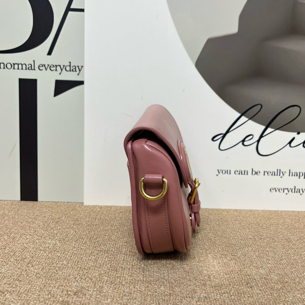 Dior Pink Saddle Bag