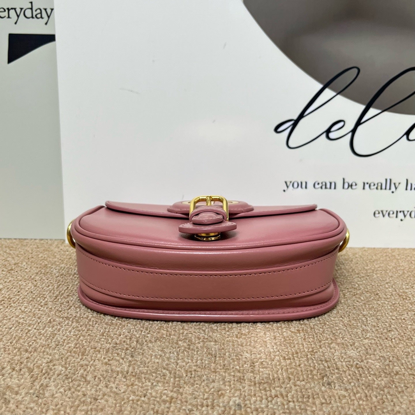 Dior Pink Saddle Bag