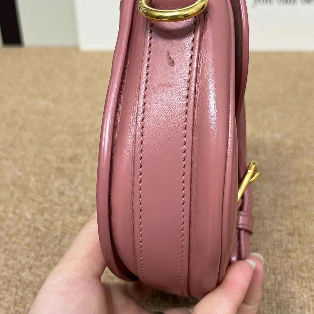 Dior Pink Saddle Bag