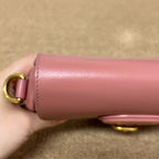 Dior Pink Saddle Bag