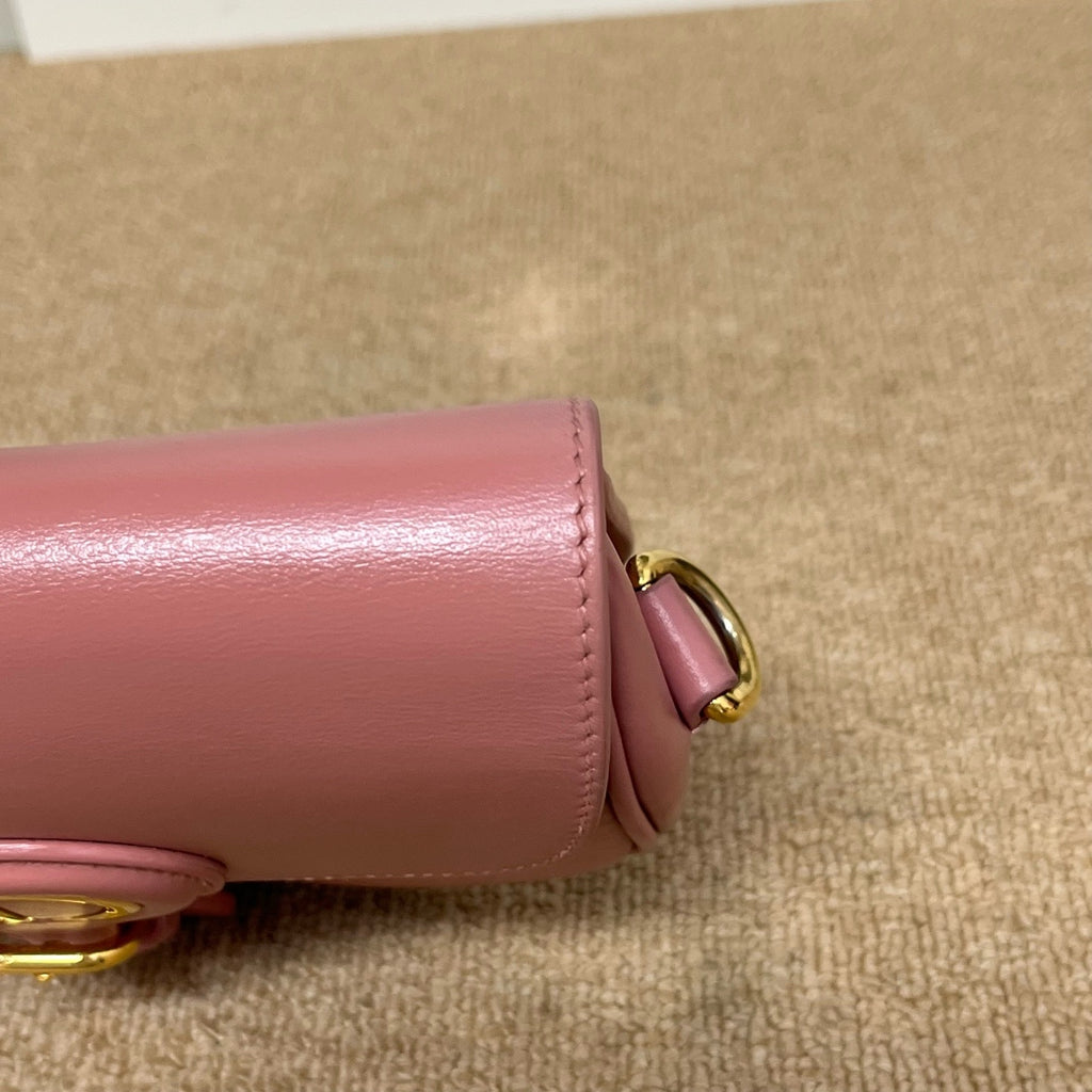 Dior Pink Saddle Bag