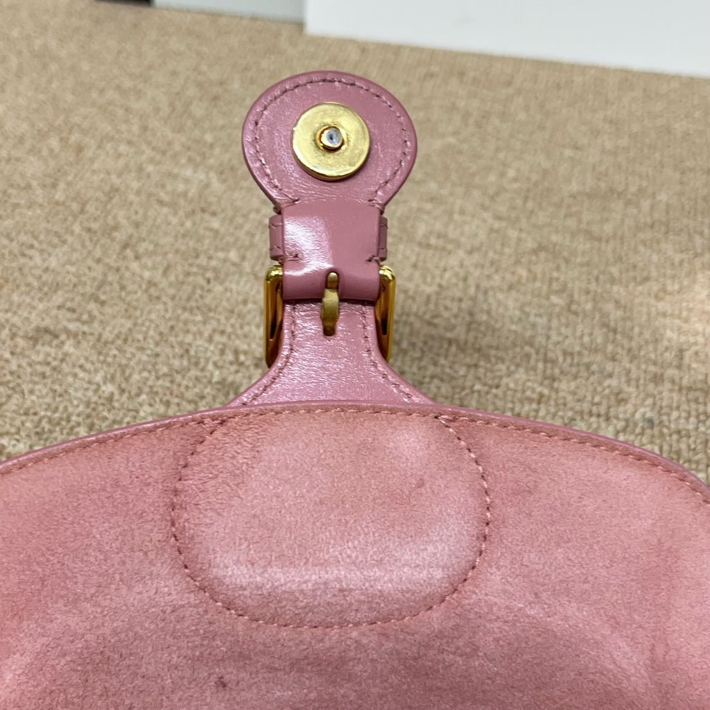 Dior Pink Saddle Bag