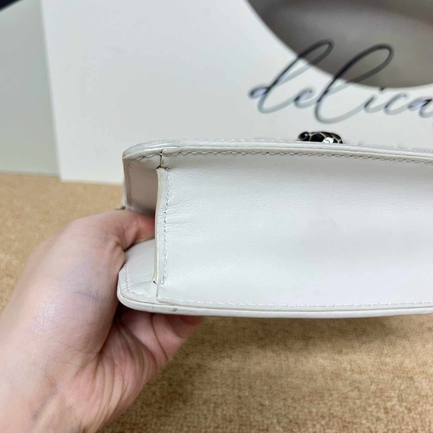 Bvlgari White Crossbody