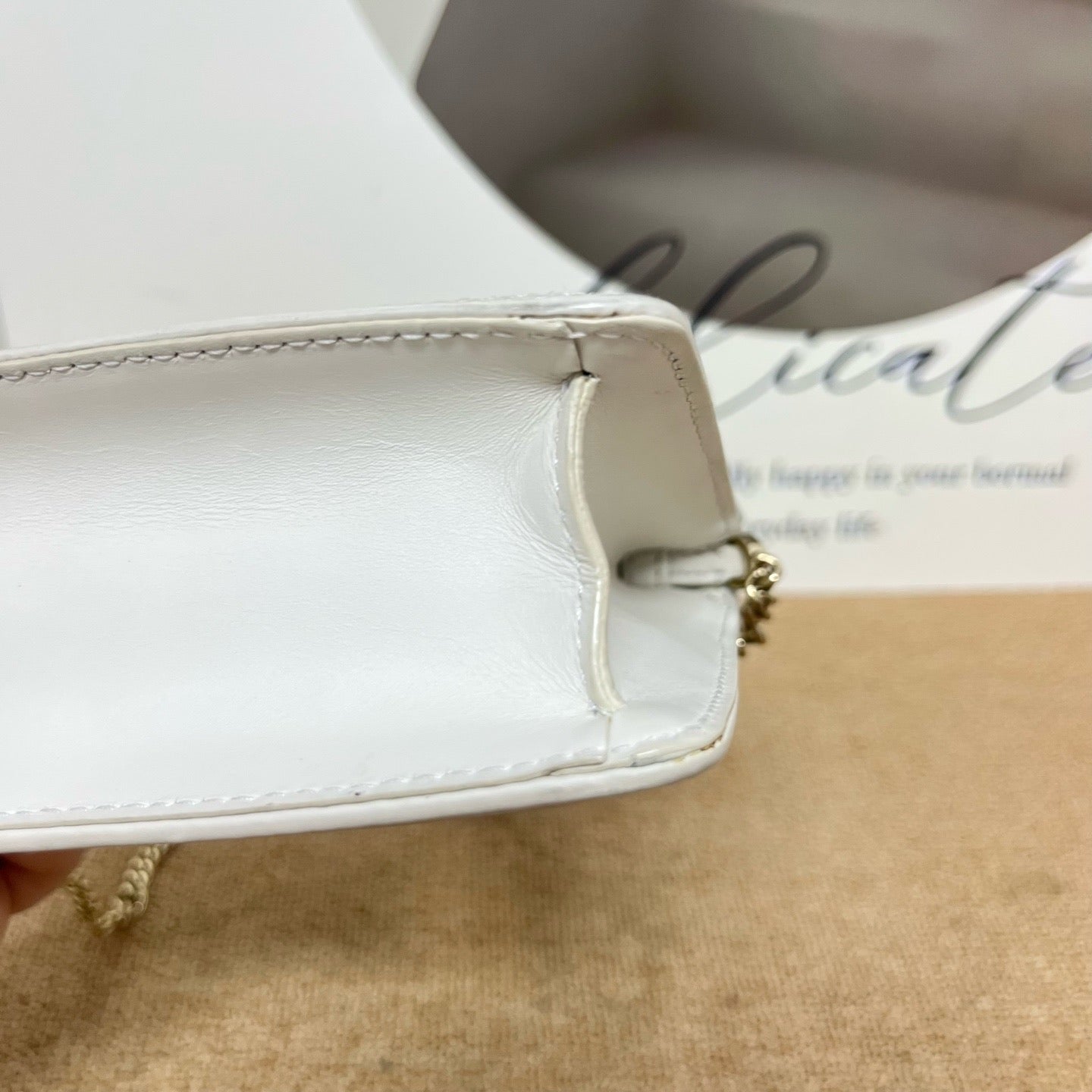 Bvlgari White Crossbody