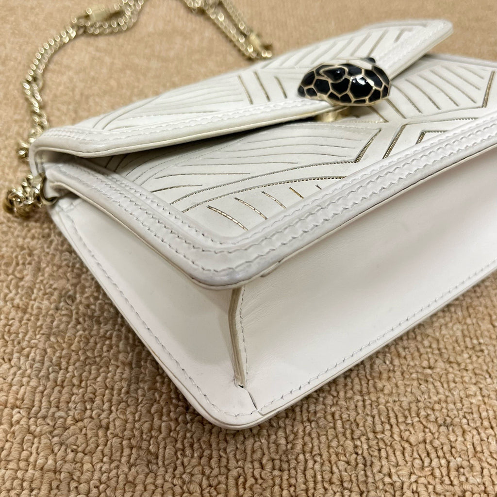 Bvlgari White Crossbody