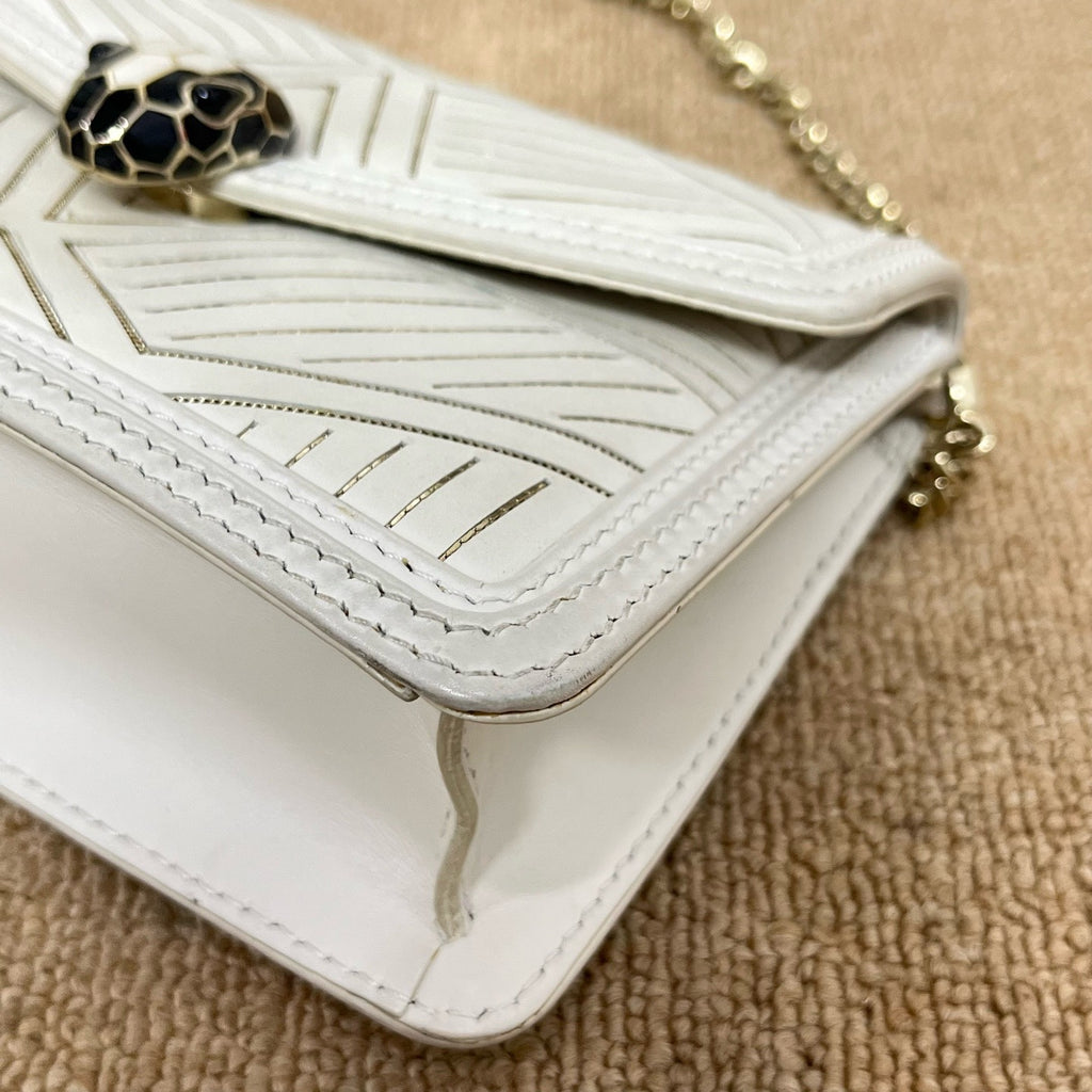 Bvlgari White Crossbody