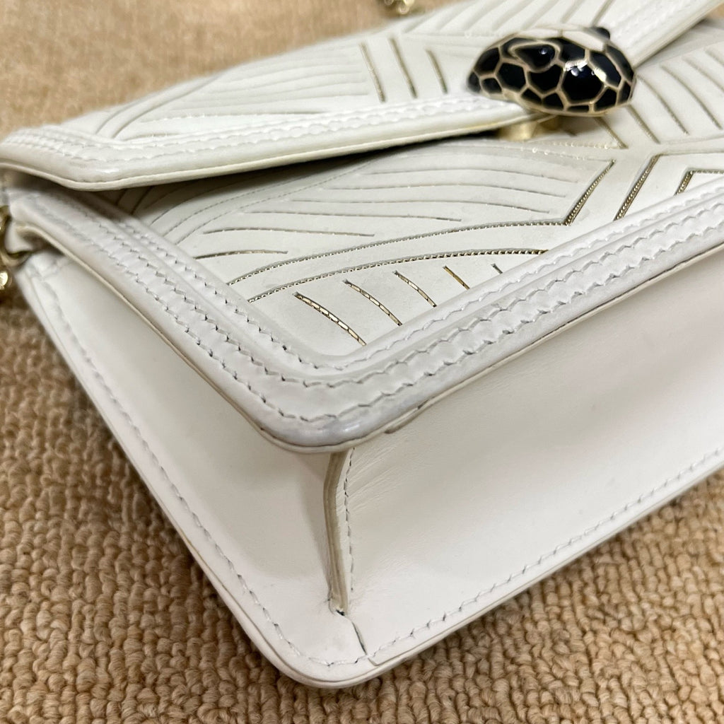 Bvlgari White Crossbody