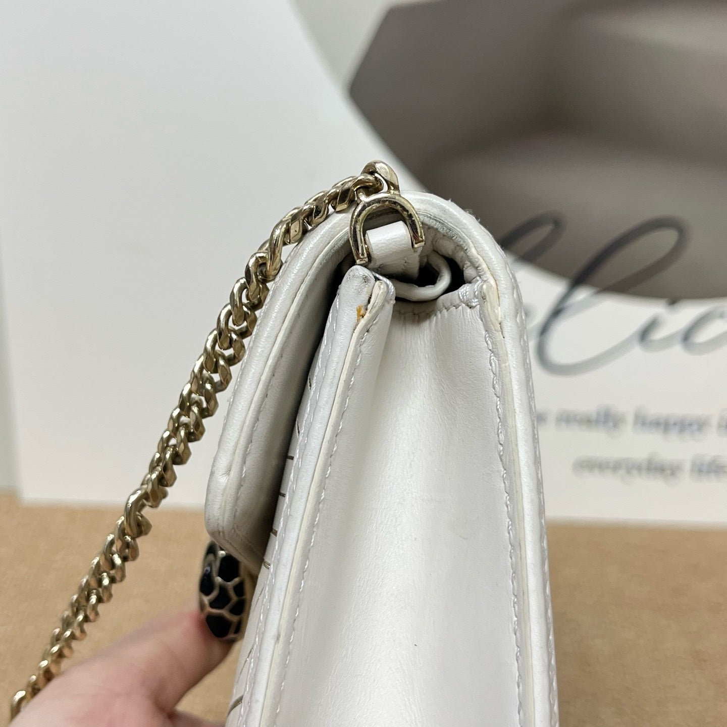 Bvlgari White Crossbody