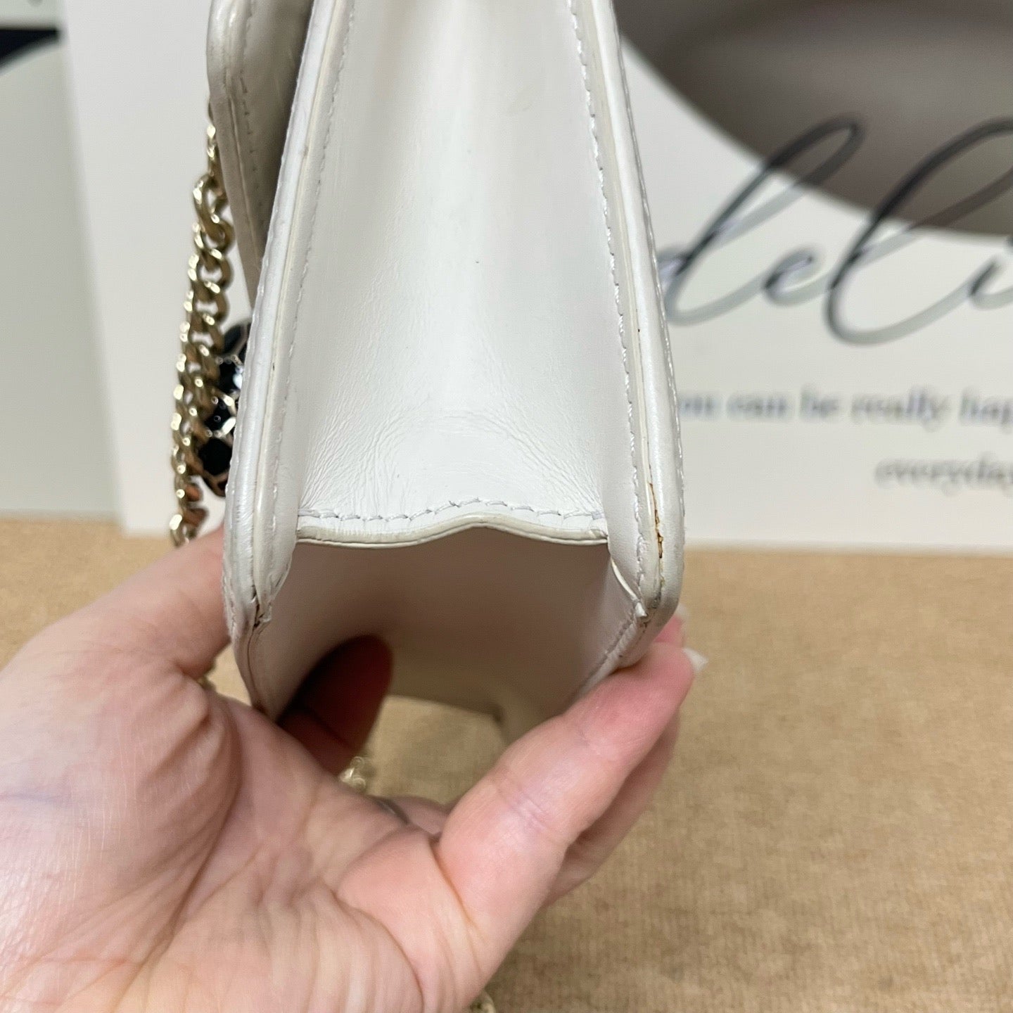 Bvlgari White Crossbody
