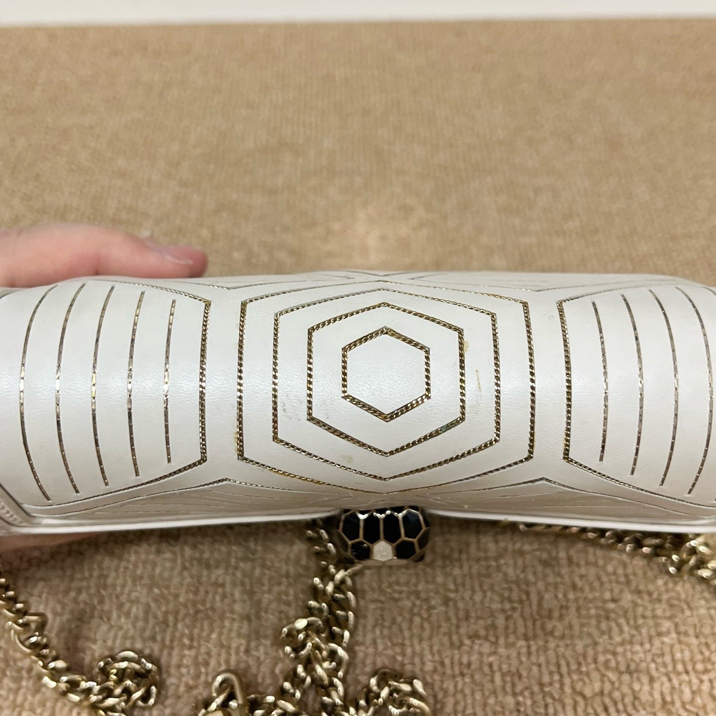 Bvlgari White Crossbody