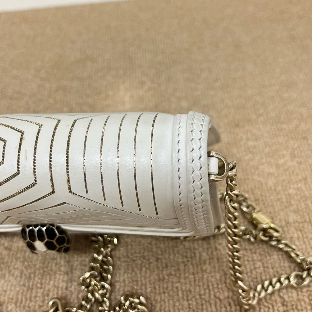 Bvlgari White Crossbody