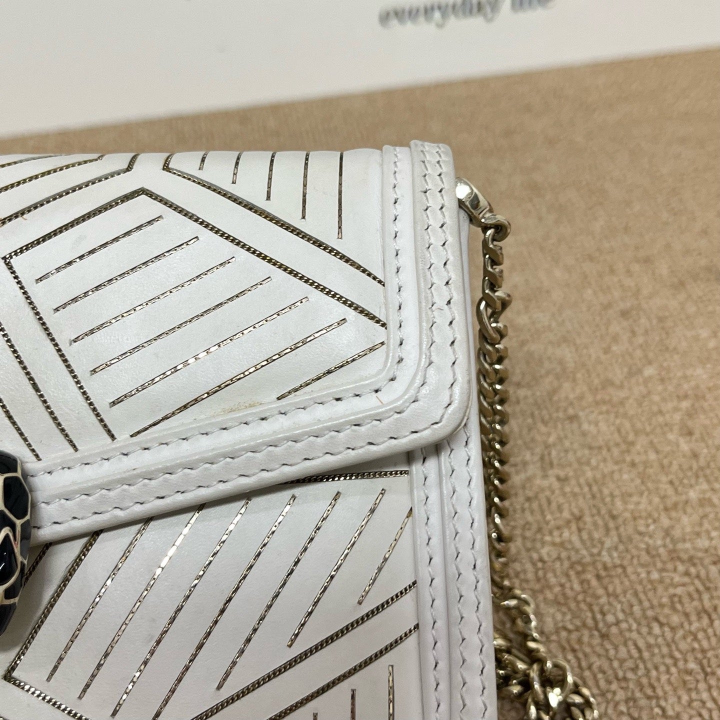Bvlgari White Crossbody