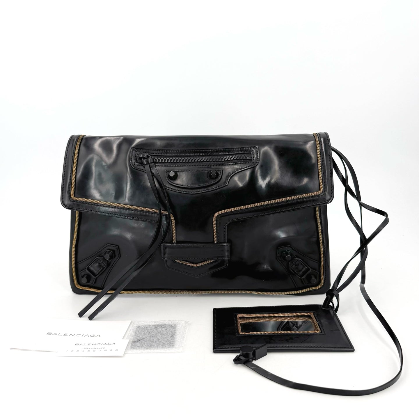 Balenciaga Polyvinyl chloride (PVC) Black Clutch