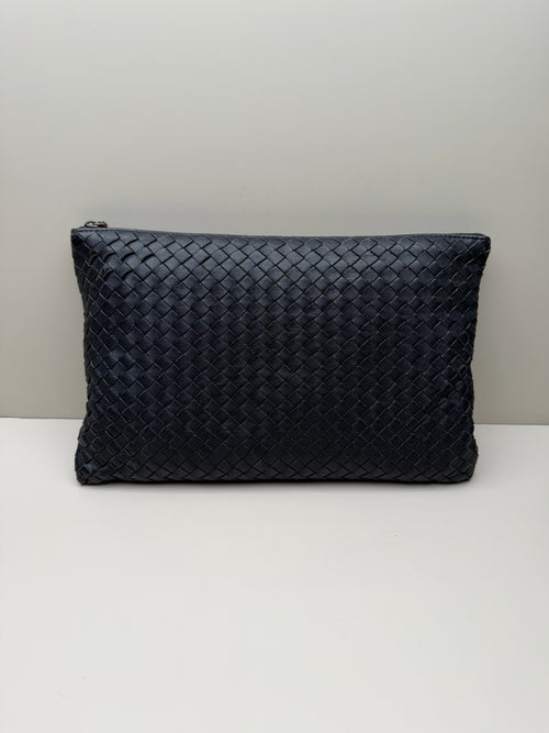 Bottega Veneta Black Clutch