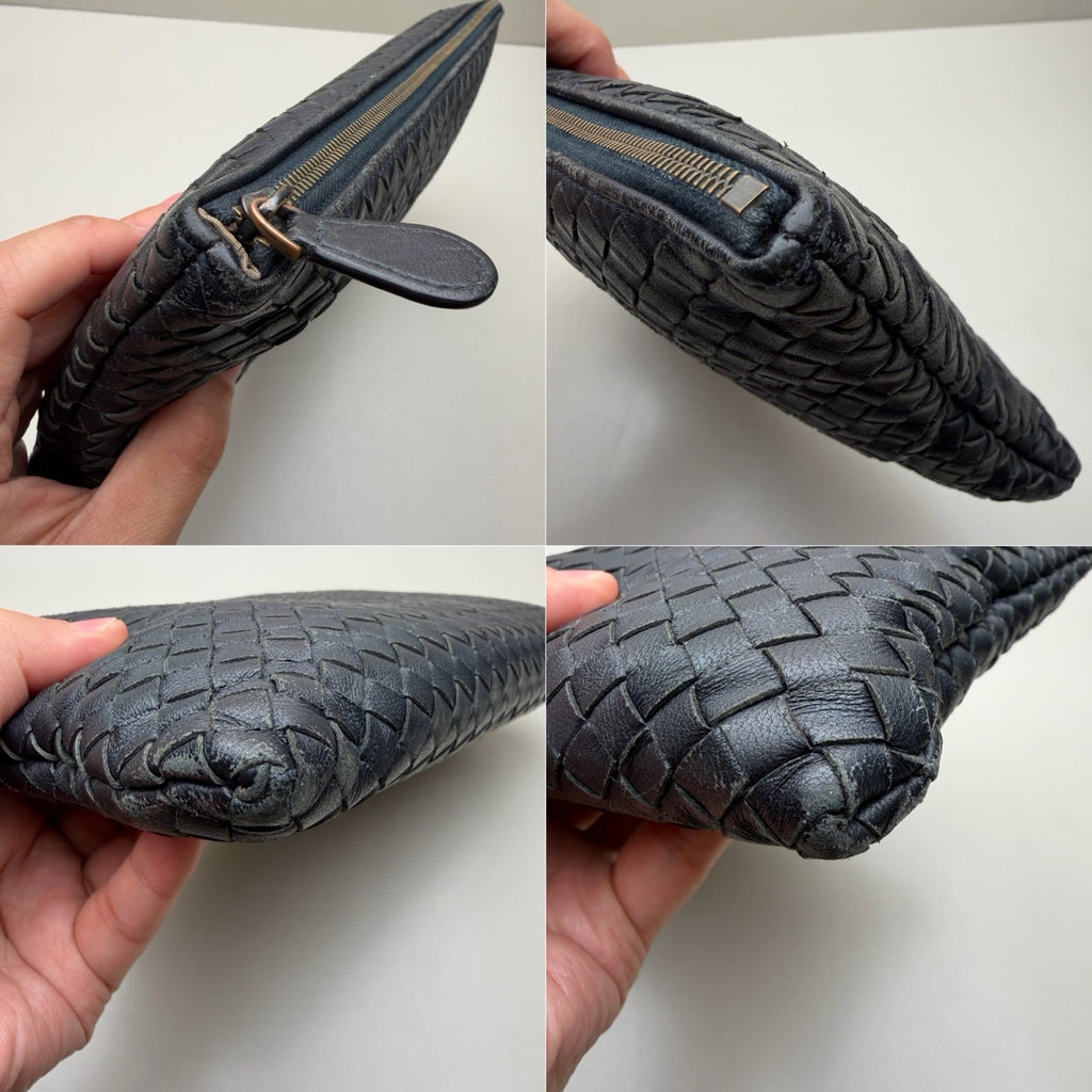 Bottega Veneta Black Clutch