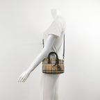 Burberry Mini Plaid Bowling Bag Crossbody 80975981