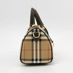 Burberry Mini Plaid Bowling Bag Crossbody 80975981