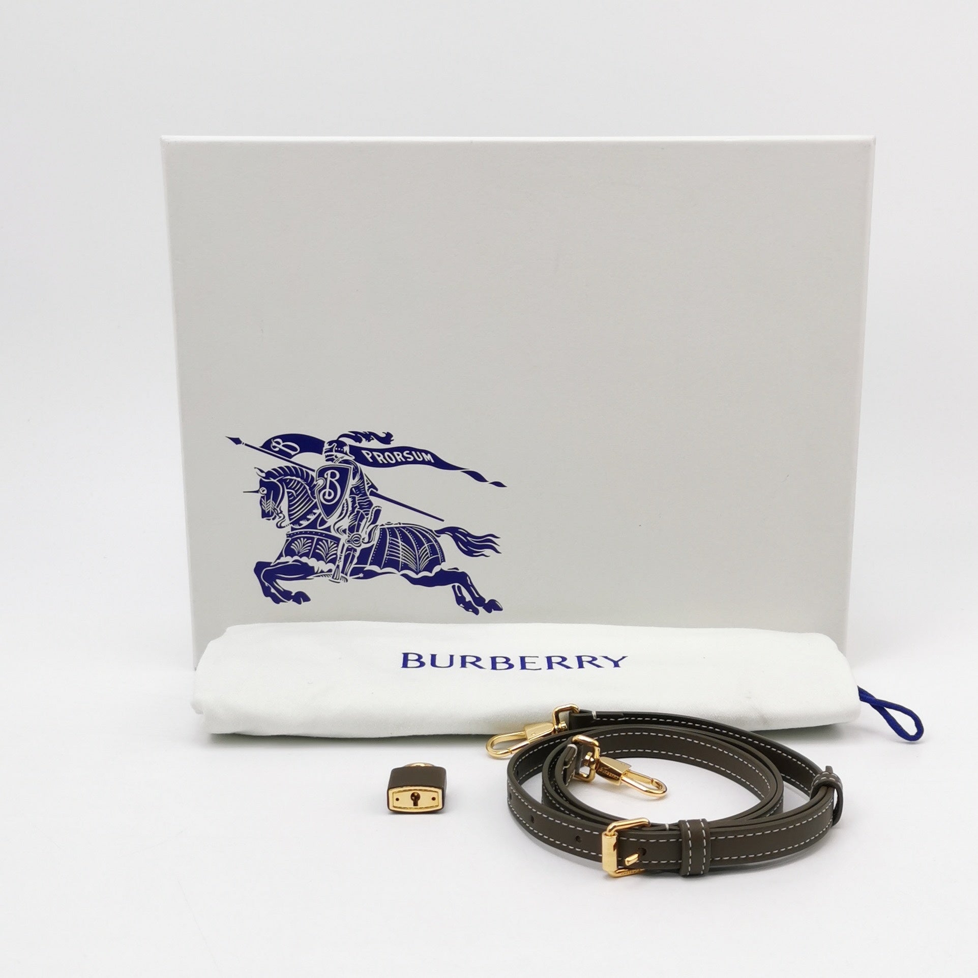 Burberry Mini Plaid Bowling Bag Crossbody 80975981