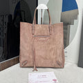 Balenciaga Alcantara Pink Shoulder Bag
