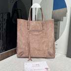 Balenciaga Alcantara Pink Shoulder Bag