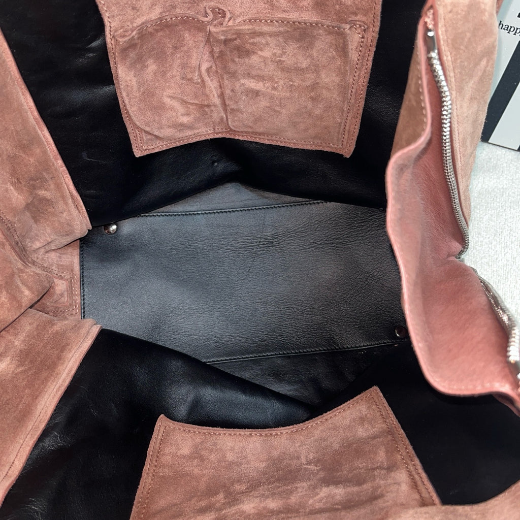 Balenciaga Alcantara Pink Shoulder Bag