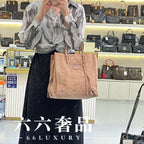 Balenciaga Alcantara Pink Shoulder Bag