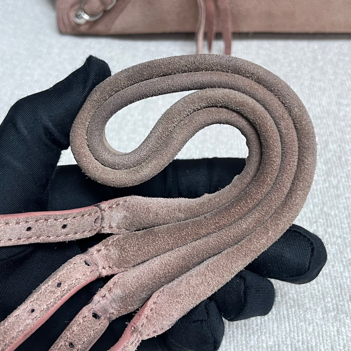 Balenciaga Alcantara Pink Shoulder Bag