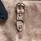 Balenciaga Alcantara Pink Shoulder Bag