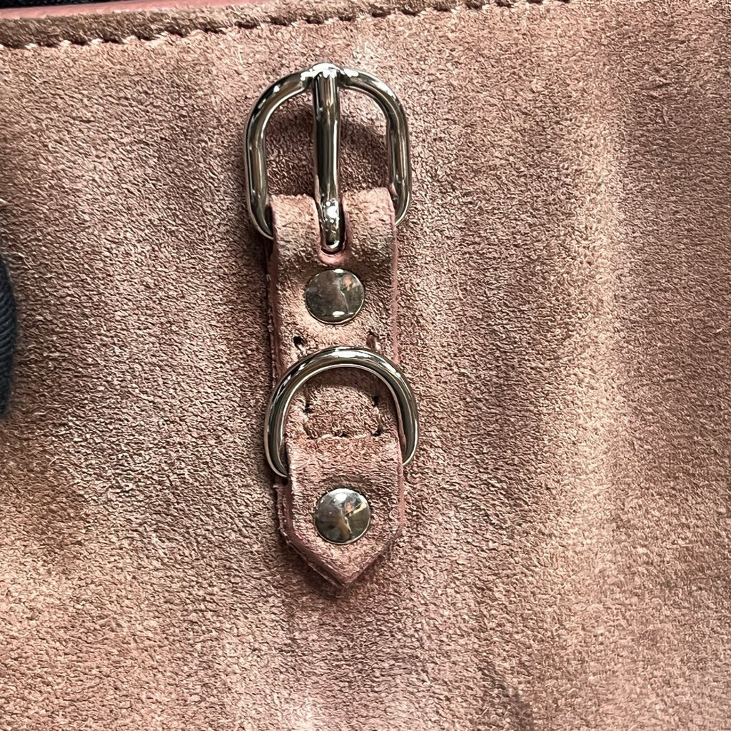 Balenciaga Alcantara Pink Shoulder Bag