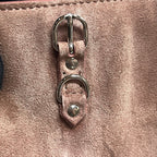 Balenciaga Alcantara Pink Shoulder Bag